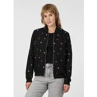 Ragwear Blouson LUNARA HEARTS Mit bunter Allover-Herzchenstickerei