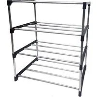 UE Stock Schuhregal Schuhschrank Organizer Schuhregal Aufbewahrungsregal 4 Fächern