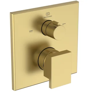 Ideal Standard Unterputz-Badearmatur Extra Brushed Gold, A8731A2 A8731A2