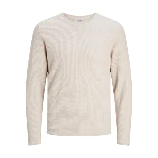 Jack & Jones Pullover Cooper Knit Rundhals Beige