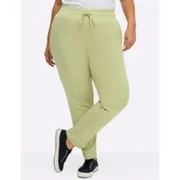 Sieh an! Jerseyhose Hose komfortabel mit Rundum-Dehnbund und Bindeband