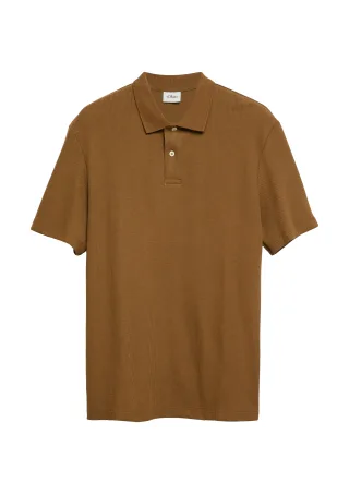 s.Oliver - Polo-Shirt braun - Gr. - L