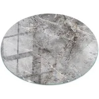 Tulup Tischplatte Glasplatte für Couchtisch Natürliches Marmormuster Bodenplatte Glas
