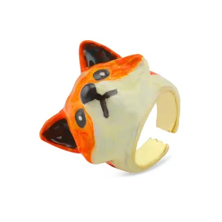 Fuchs Ring vergoldet