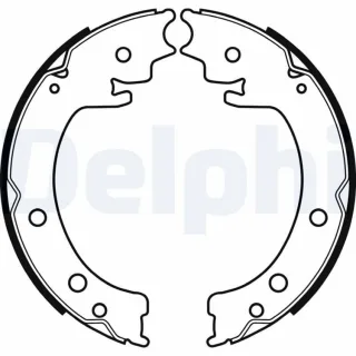 Delphi Bremsbacken hinten Suzuki Grand Vitara 2 LS2058