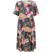 VIA APPIA DUE Blusenkleid mit exotischen Allover-Muster
