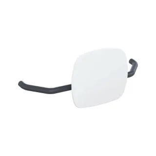 Hewi 801 Rückenstütze 801.51B907192 Wandabstand 230mm, matt, Lehne signalweiß, anthrazitgrau