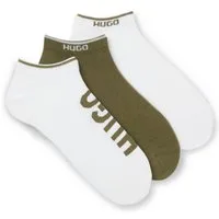 HUGO Sneakersocken 3P AS LOGO CC (3-Paar) mit Logodetails