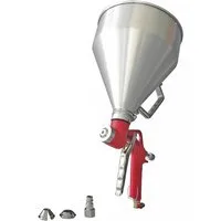 Mar-Pol Farbsprühpistole Trichterpistole Putzpistole Spritzpistole Putzhexe Putzmeister 3 Düsen, 1-tlg.