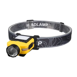 COB+ LED Sensor Headlamp Clip Cap Light USB Rechargeable Head Flashlight Built-in Battery for Fishing Camping