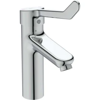 Ideal Standard CeraPlus 2 Grande Waschtischarmatur BC106AA, chrom,ohne Ablaufgarnitur,mit Klinikhebel