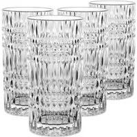 Nachtmann Longdrinkglas Nachtmann Ethno Longdrinkglas 4er Set, Glas