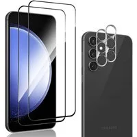 SmartUP Displayschutzglas 2X Schutzglas für Samsung Galaxy S23 FE 5G Panzerfolie Display Kamera, Hartglas