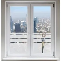 INDIGOS UG Fensterfolie INDIGOS UG Fensterfolie Blickdicht Rohrkolben rechts Sonnenschutzfolie