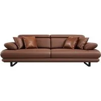 Villa Möbel Sofa Energy, 3-Sitzer 1 Teile, mit Relax-/Bettfunktion durch verstellbare Rückenlehne