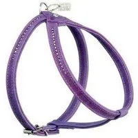 Karlie Hunde-Geschirr Karlie Buffalo Strass Geschirr - Violett Brustumfang: 20-27 cm