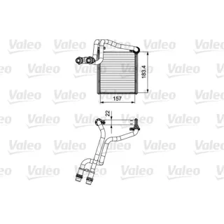 Valeo W?rmetauscher VW Golf Jetta