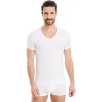 FINN Design Unterhemd Business Unterziehshirt Herren Kurzarm mit V-Ausschnitt Das perfekte T-Shirt für Männer unter Hemd und Anzug