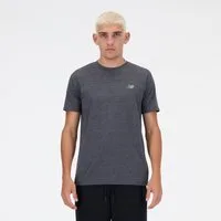 New Balance T-Shirt Sport Essentials Heathertech T-Shirt sportliches T-Shirt, für Laufaktivitäten, aus Polyester und Baumwolle