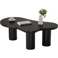 Merax Couchtisch Wolke, Beistelltisch Scandi, Wohnzimmertisch, Kaffetisch, Breite:107cm