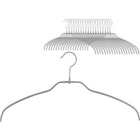 MAWA Kleiderbügel Silhouette FT, (Set, 20-tlg), Made in Germany, besonders schmale Auflage, für Blusen & Hemden