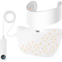 COOL-i ® Dermaroller Dermaroller LED Halsmaske Phototherapie für den Hals, 660 nm Rotlicht & 850 nm Infrarot, FDA