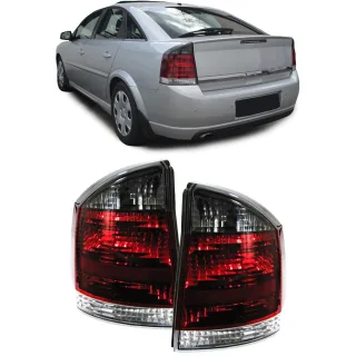 Rückleuchten Heckleuchten LINKS + RECHTS Rot / Schwarz für Opel Vectra C Limousine 02-08