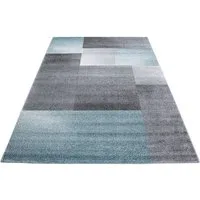 Stilvoll Günstig Teppich Teppich für den Flur oder Küche Kariertes Design, Läufer, Höhe: 11 mm