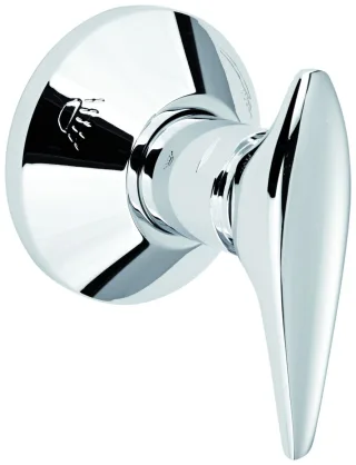 Grohe Umstellhebel 45064 mit Rosette für Umstellung 29700 chrom, 45064000 45064000