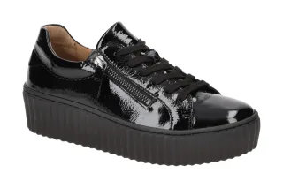 Gabor 73.200.97 Best Fitting Damenschuhe Schwarz Lack Sneaker