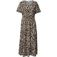 STREET ONE Cocktailkleid smock Detail Volant Dress_AOP