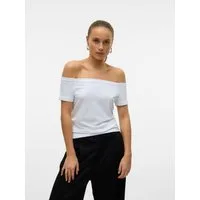 Vero Moda Kurzarmshirt VMPANDA OFF-SHOULDER TOP JRS GA NOOS
