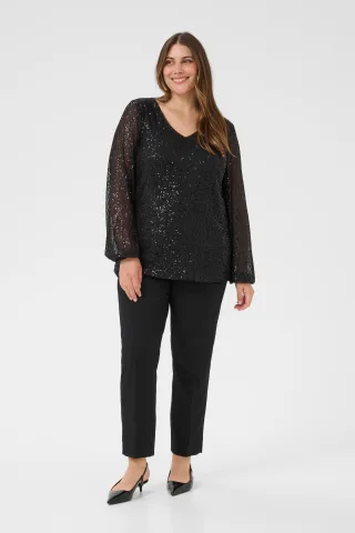 Langarm-Bluse KClaila Langarm-Bluse Regular fit black