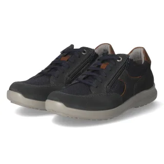 Jomos Halbschuhe - Gr. 41 - Blau - Leder & Textil