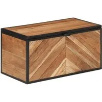 vidaXL Geldkassette Truhe 60x30x30 cm Massivholz und Eisen