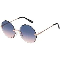 BEZLIT Eyewear Retrosonnenbrille Rund Form Designer Damen Sonnenbrille (1-St) mit bunten Linsen