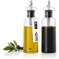 AdHoc Ölspender und Essigspender im Set AromaPour, (2-tlg), der 4in1 Genussexperte für Öl und Essig 300ml
