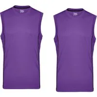 James & Nicholson Sporttop Doppelpack Herren Sporttop mit modischen reflektierenden Details JN423 (Spar-Set, 2er-Pack) Feuchtigkeitsregulierend, atmungsaktiv und schnell trocknend
