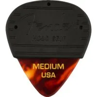 Fender Plektrum, 351 Mojo Grip Picks Celluloid Tortoiseshell Medium - Plektren Set