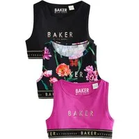 Baker by Ted Baker Crop-Top Baker by Ted Baker Kurztops, 3er-Pack (3-tlg)