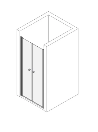 Koralle Pendeltür TwiggyPlus NP2W 110 Nische, VZ01211018AA1 VZ01211018AA1