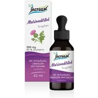 increase NATURALLY Liposomale Mariendistel - 1000mg pro Tag mit 80% Silymarin Tropfen, 60 ml