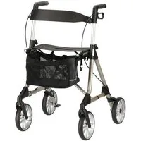 RUSSKA Rollator Leichtgewicht Elan Classic Sitzhöhe 60cm, Farbe champagner