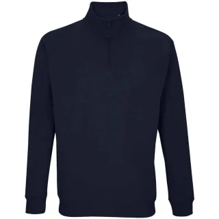 SOLS - "Conrad" Sweatshirt mit kurzem Reißverschluss für Herren/Damen Unisex (Dunkelblau)