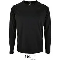 SOLS Langarmshirt Herren Long-Sleeve Sports T-Shirt Sporty