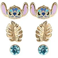 DISNEY Jewelry Ohrstecker-Set Disney Lilo & Stitch 3 Stück Ohrring-Set (Set)