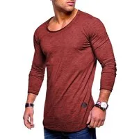 behype Langarmshirt Dust L/S mit weitem Halsausschnitt
