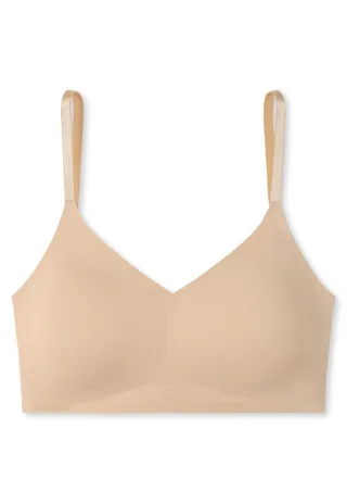 SCHIESSER - Bustier mit Pads sand - Gr. - 36