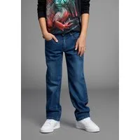 Bruno Banani Loose-fit-Jeans Stretchjeans in gerader Form für Jungen Für TEENS. Lässige Jeans