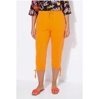 Angel of Style Jogginghose Sweat-Capri Straight Fit Elastikbund Saumschlitz